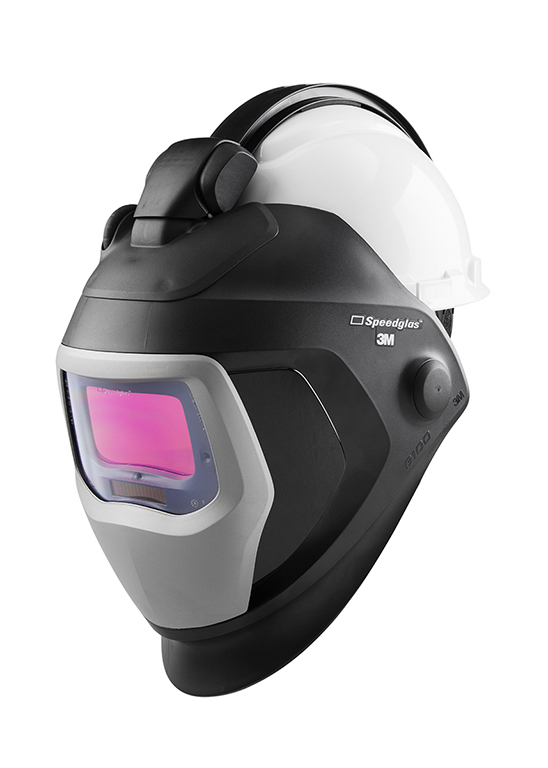 3M™ | Speedglas™ | Schweißmasken Serie 9100 QR, mit Schweißfilter 9100X | mit 3M™ Schutzhelm G3001MUV-VI | 583615 | 7100166725