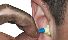 Gehörschutzstöpsel mit Stiel