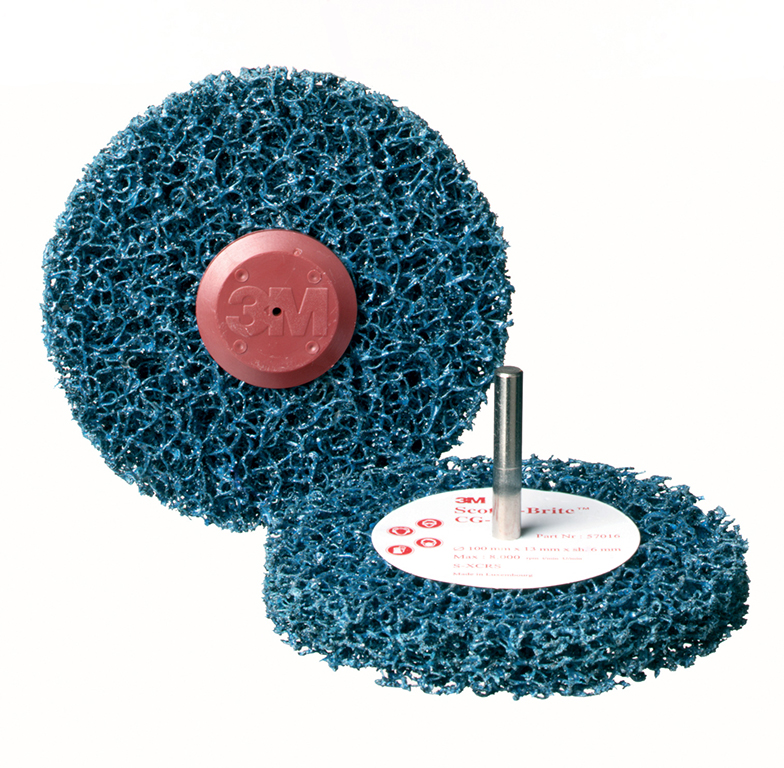 Scotch-Brite™ | Roloc™ | Grobreinigungsscheibe CG-ZS | 150 mm x 13 mm x 8 mm | S XCRS | 7100093983 | E57017
