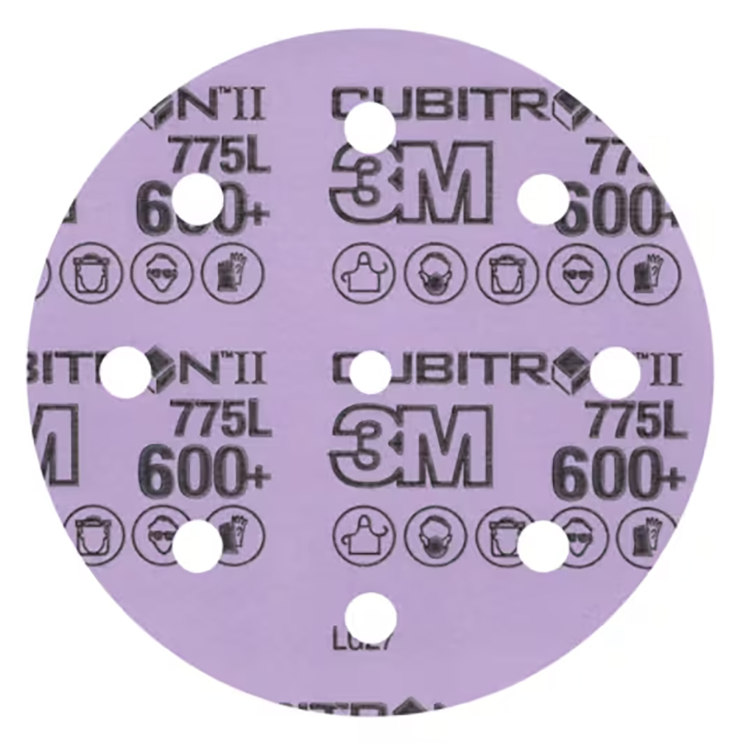 3M™ | Hookit™ | Cubitron™ 2 | Filmscheibe 775L – 125 mm, 600+, 8-Loch